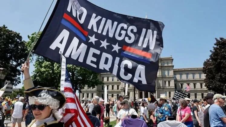 Millions of Americans troop out in continuation of No Kings’ protests against Trump